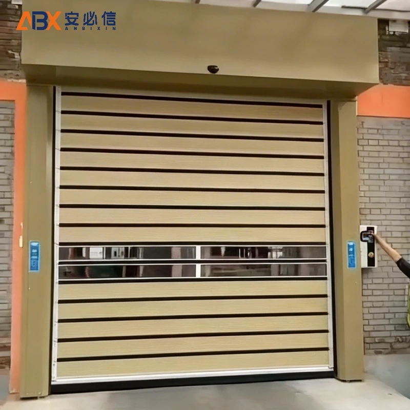 白山螺旋式高速门
